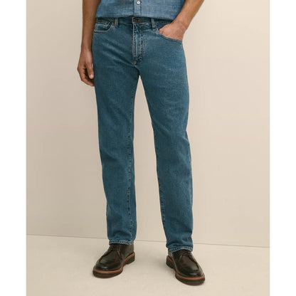 Straight Fit Denim Jeans