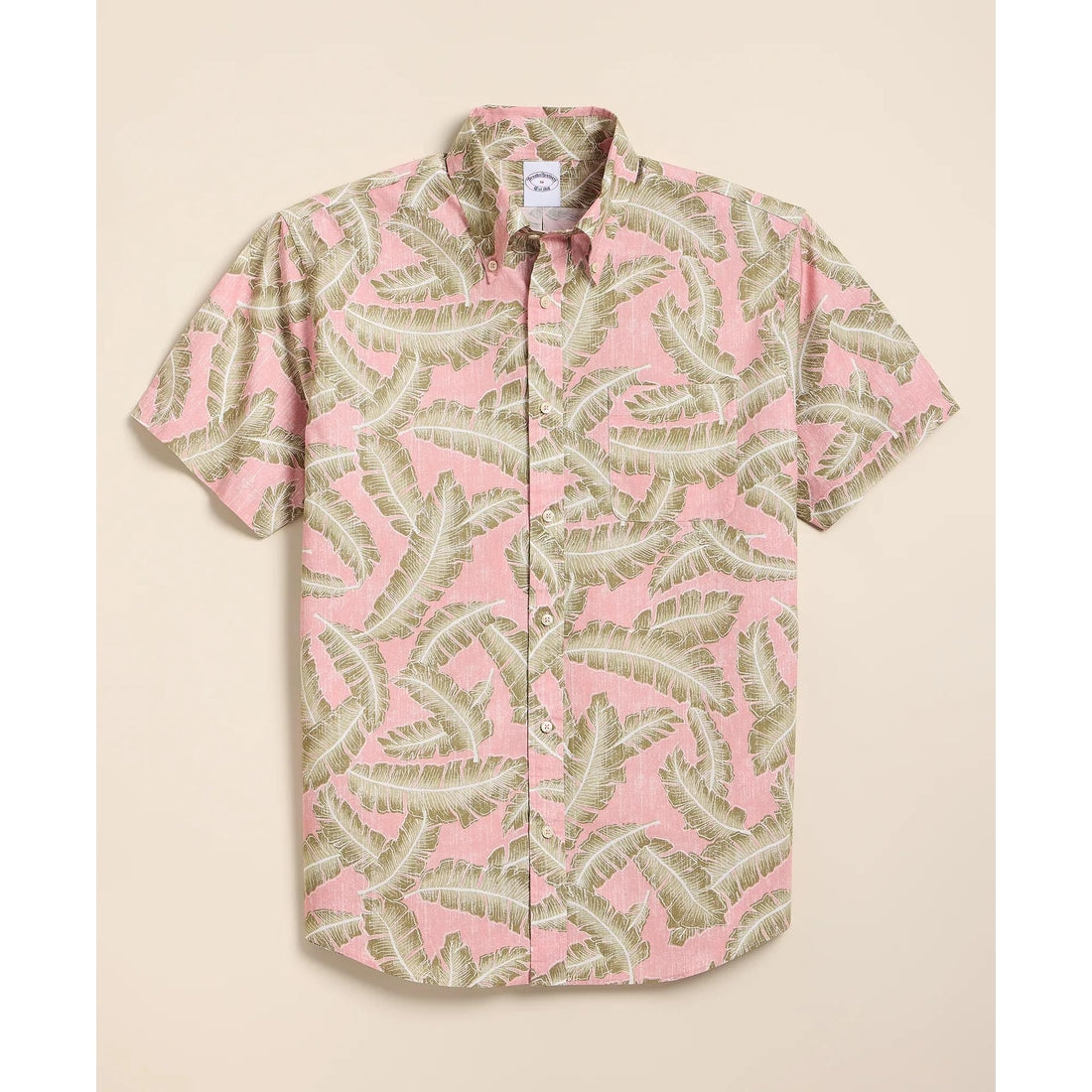Friday Shirt, Short-Sleeve Poplin Palm Leaf