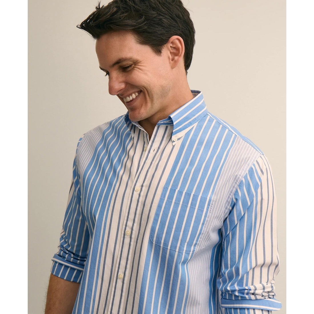 Friday Shirt, Poplin Fun Stripe
