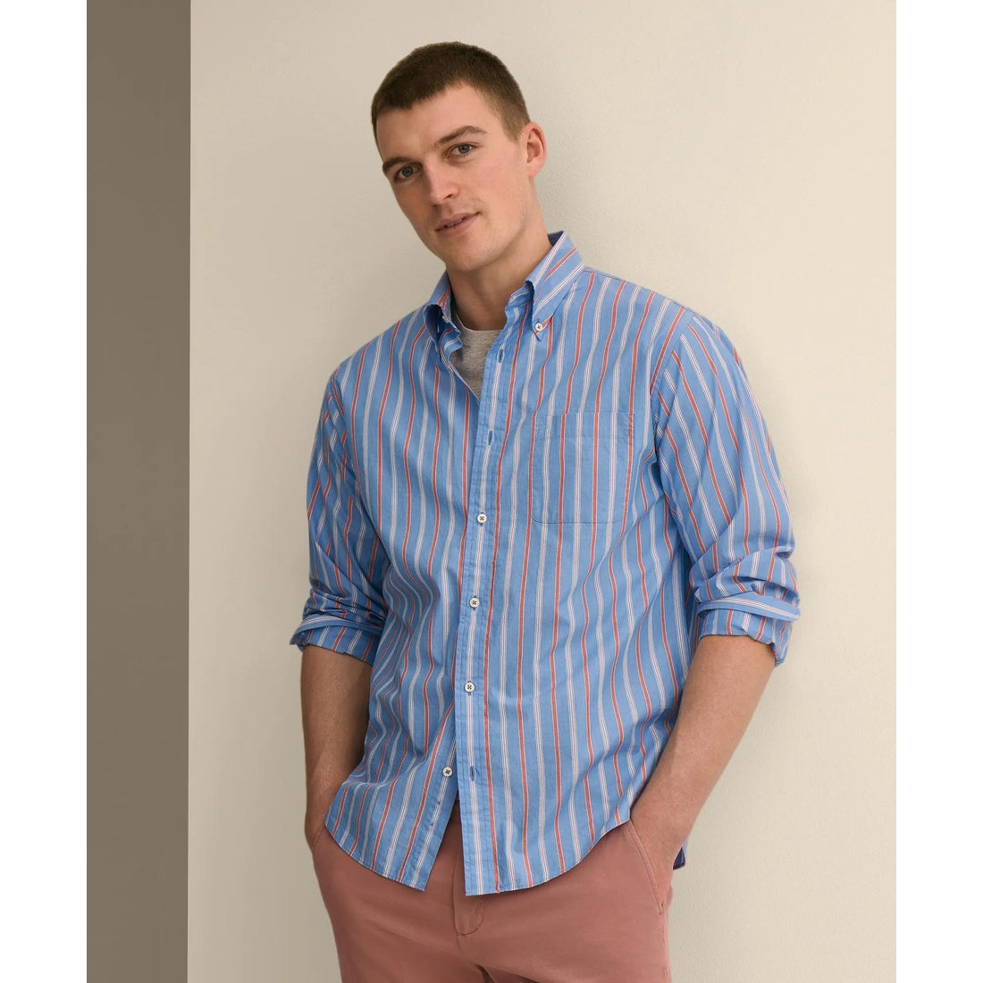 Friday Shirt, Poplin Stripe