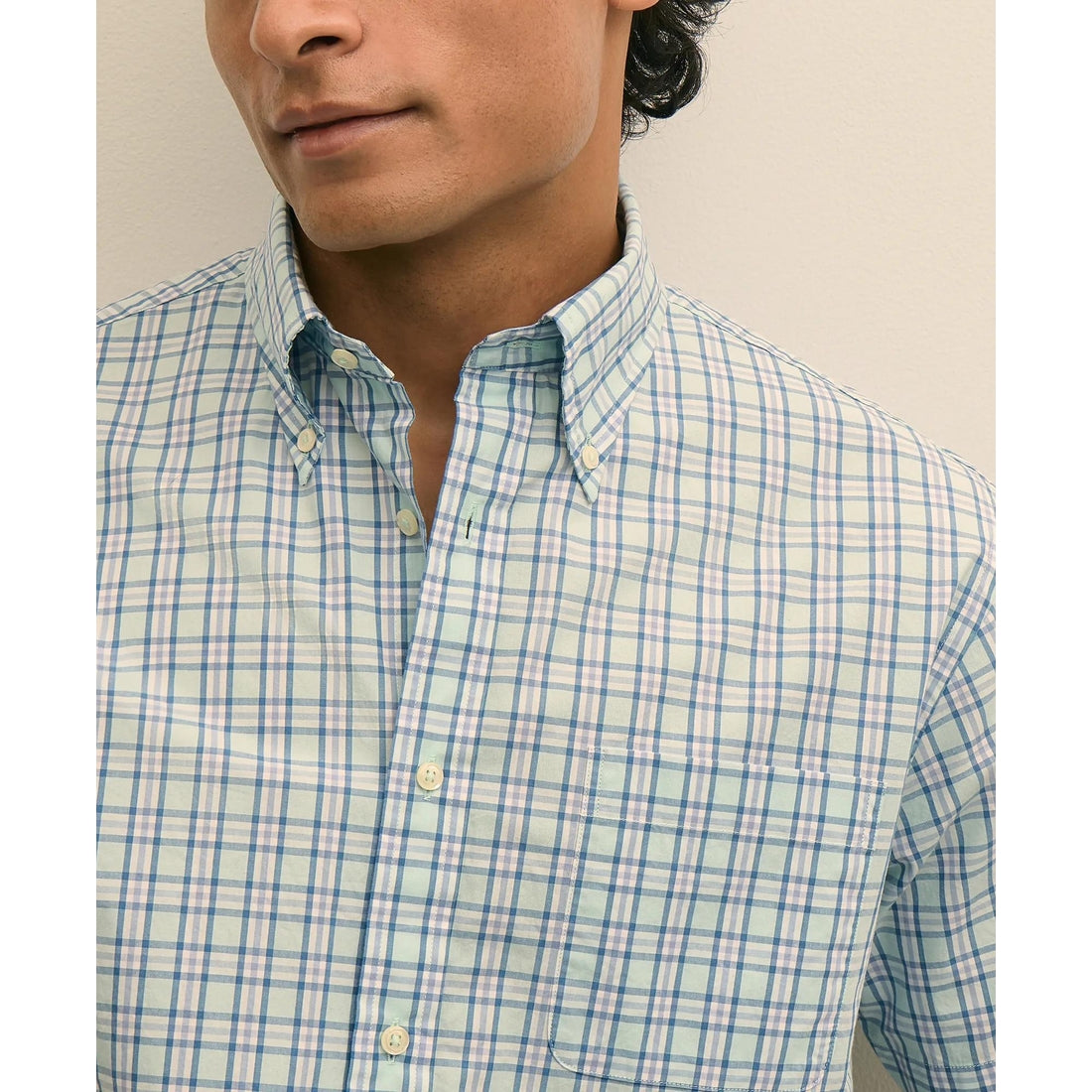 Friday Shirt, Short-Sleeve Poplin Check