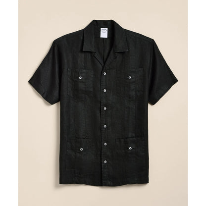 Irish Linen Short Sleeve Guayabera Shirt