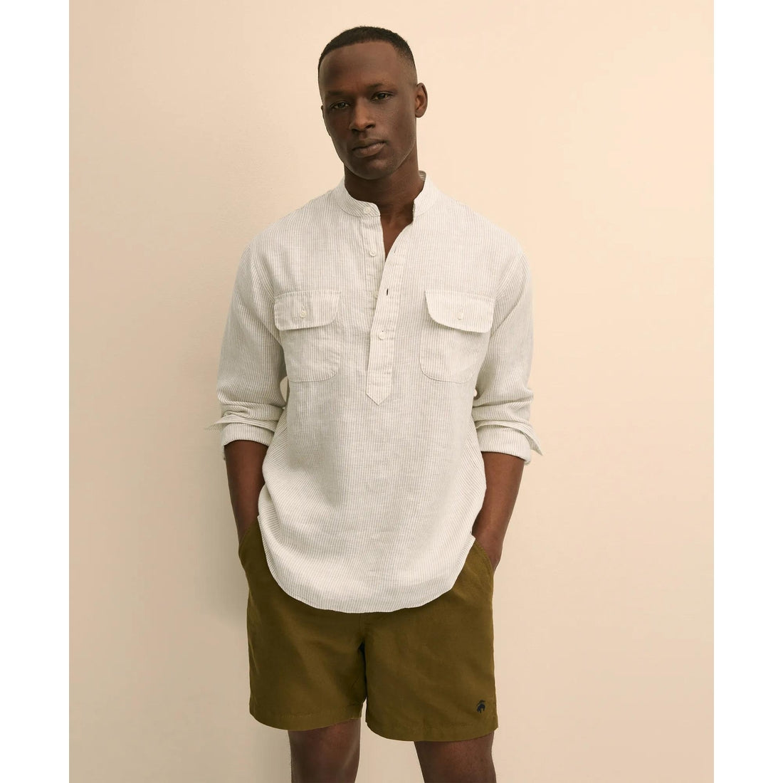 Irish Linen Popover Shirt