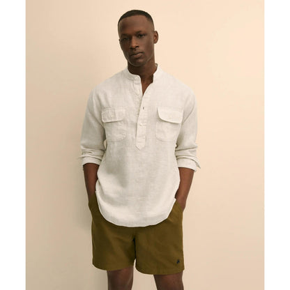 Irish Linen Popover Shirt