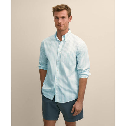 Friday Shirt, Poplin Butcher Striped