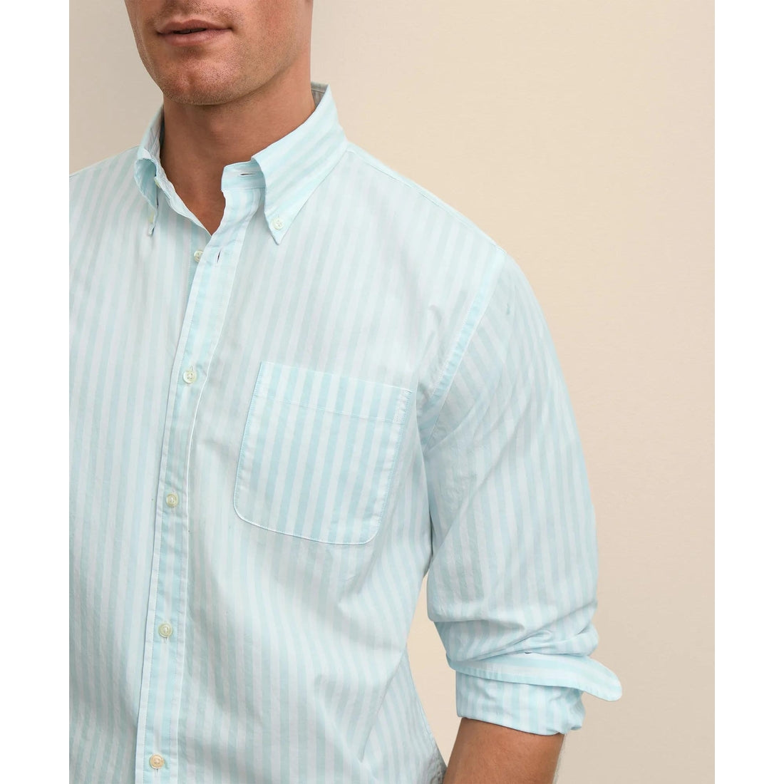Friday Shirt, Poplin Butcher Striped