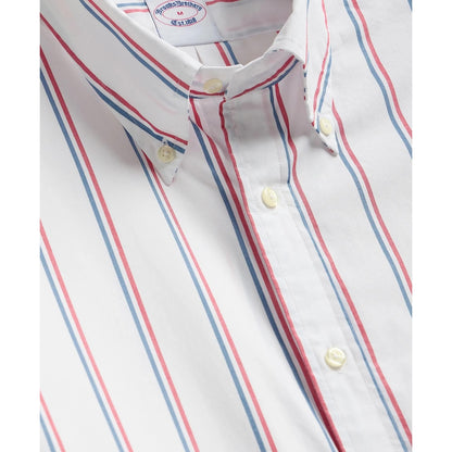 Friday Shirt, Poplin Ribbon Stripe