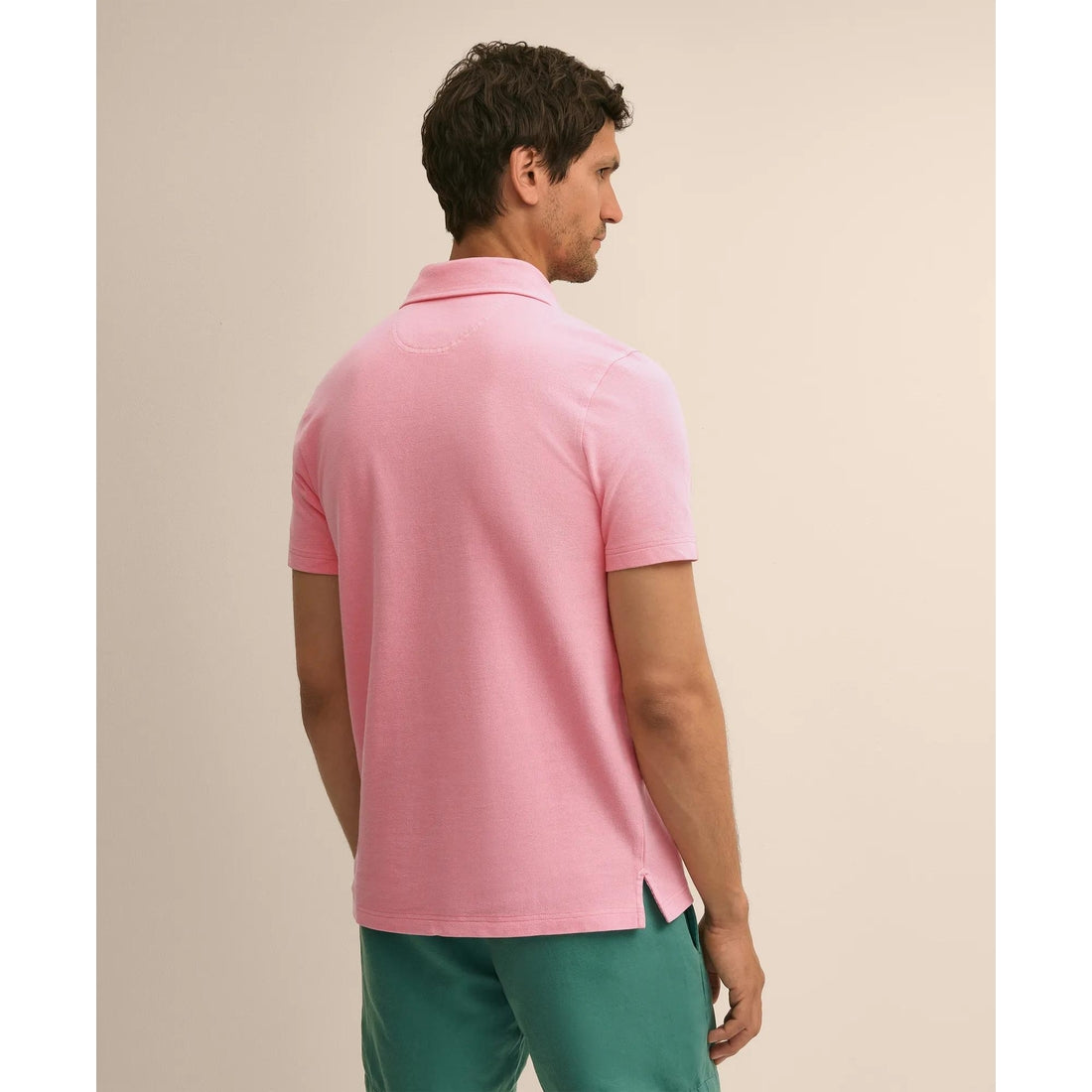The Vintage Short-Sleeve Garment Dyed Polo Shirt
