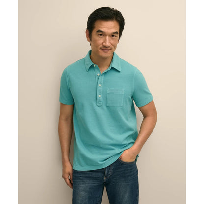 The Vintage Short-Sleeve Garment Dyed Polo Shirt