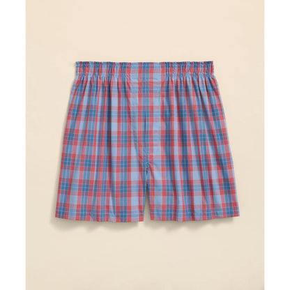 Cotton Broadcloth Check Boxers