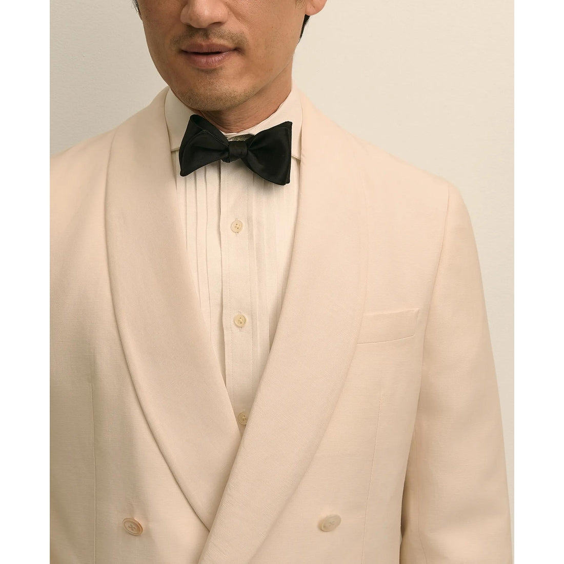 Classic Fit Wool-Linen 1818 Double-Breasted Dinner Jacket