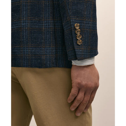 The Cloud Jacket in Wool-Linen Check