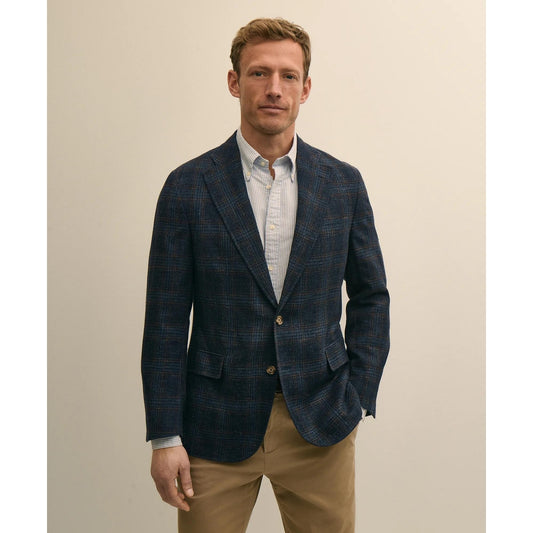 The Cloud Jacket in Wool-Linen Check