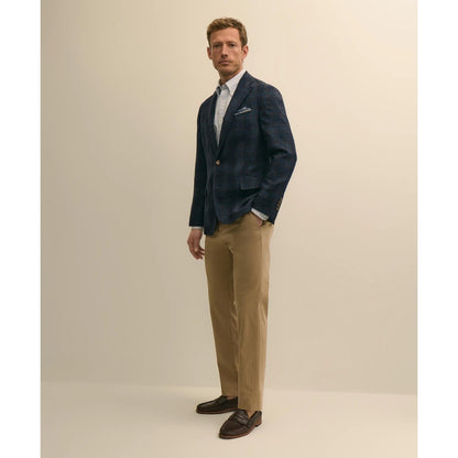 The Cloud Jacket in Wool-Linen Check