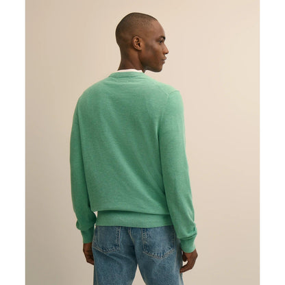Supima Cotton Pique Crewneck Sweater