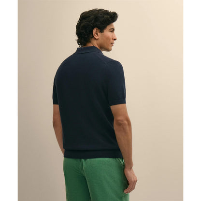 Supima Cotton Pique Polo Sweater