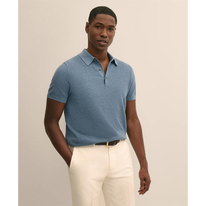 Supima Cotton Pique Polo Sweater