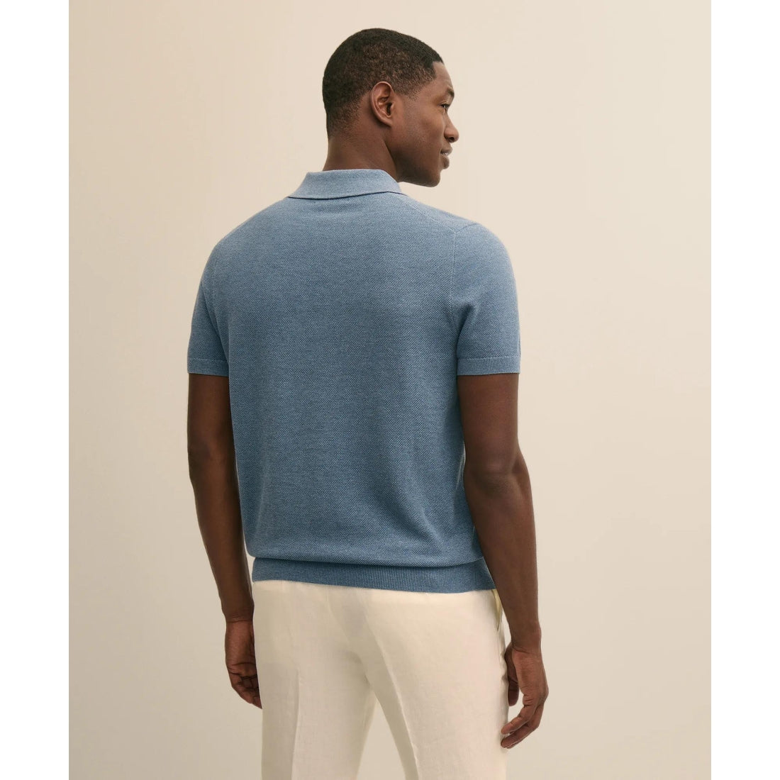 Supima Cotton Pique Polo Sweater