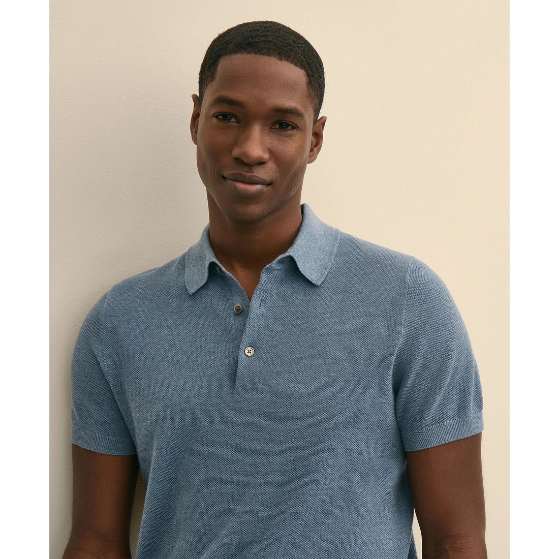 Supima Cotton Pique Polo Sweater