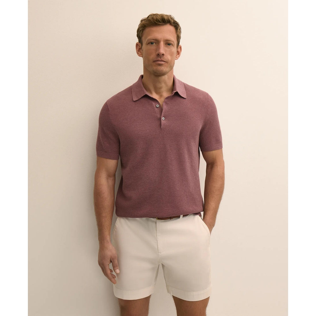 Supima Cotton Pique Polo Sweater