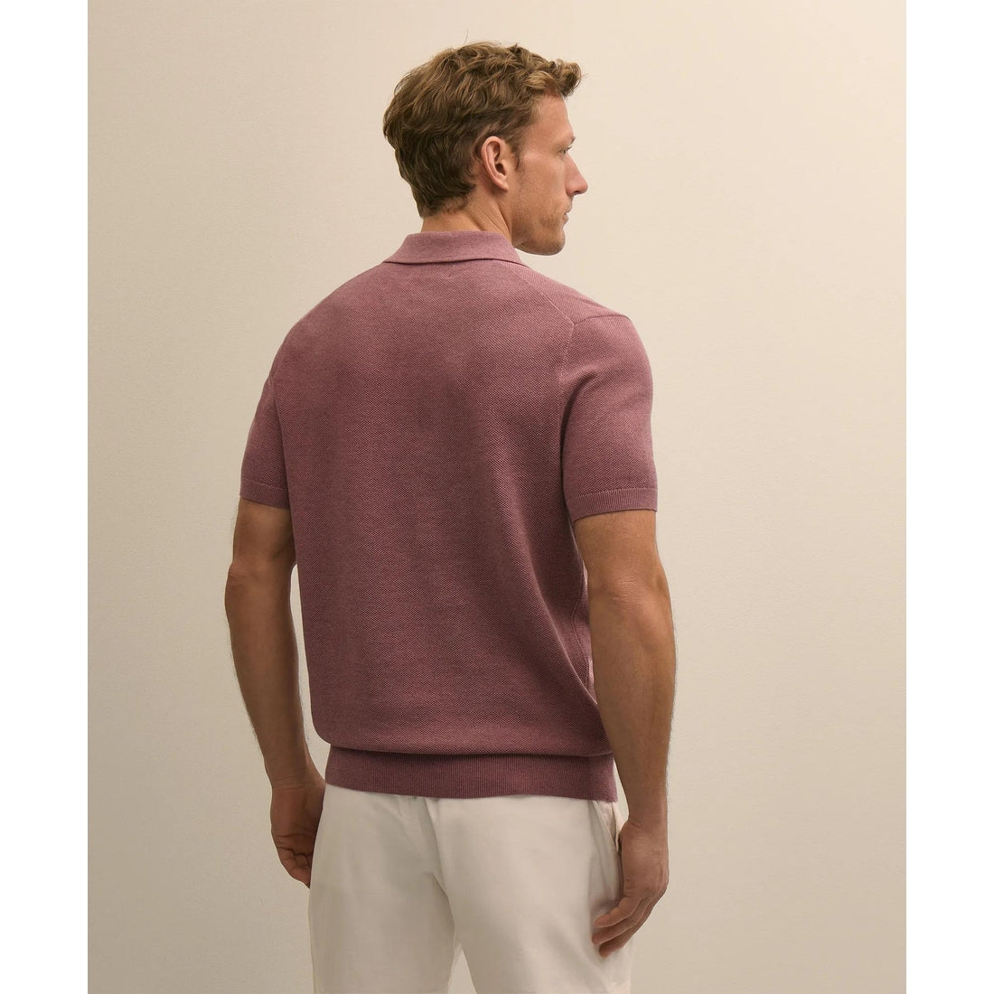 Supima Cotton Pique Polo Sweater