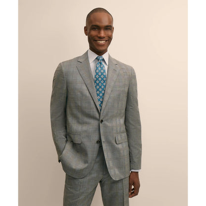 Slim Fit Wool Check 1818 Suit