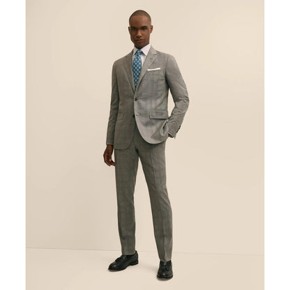 Slim Fit Wool Check 1818 Suit