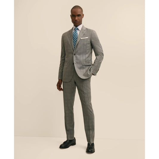 Slim Fit Wool Check 1818 Suit