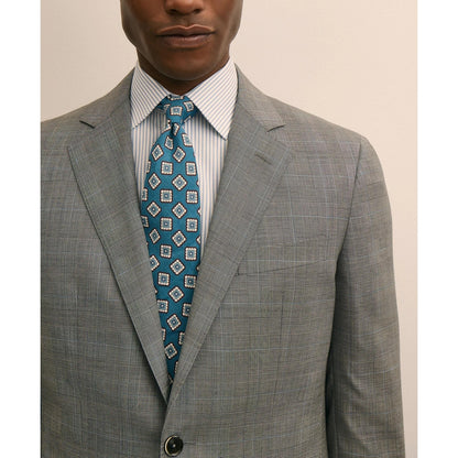 Slim Fit Wool Check 1818 Suit