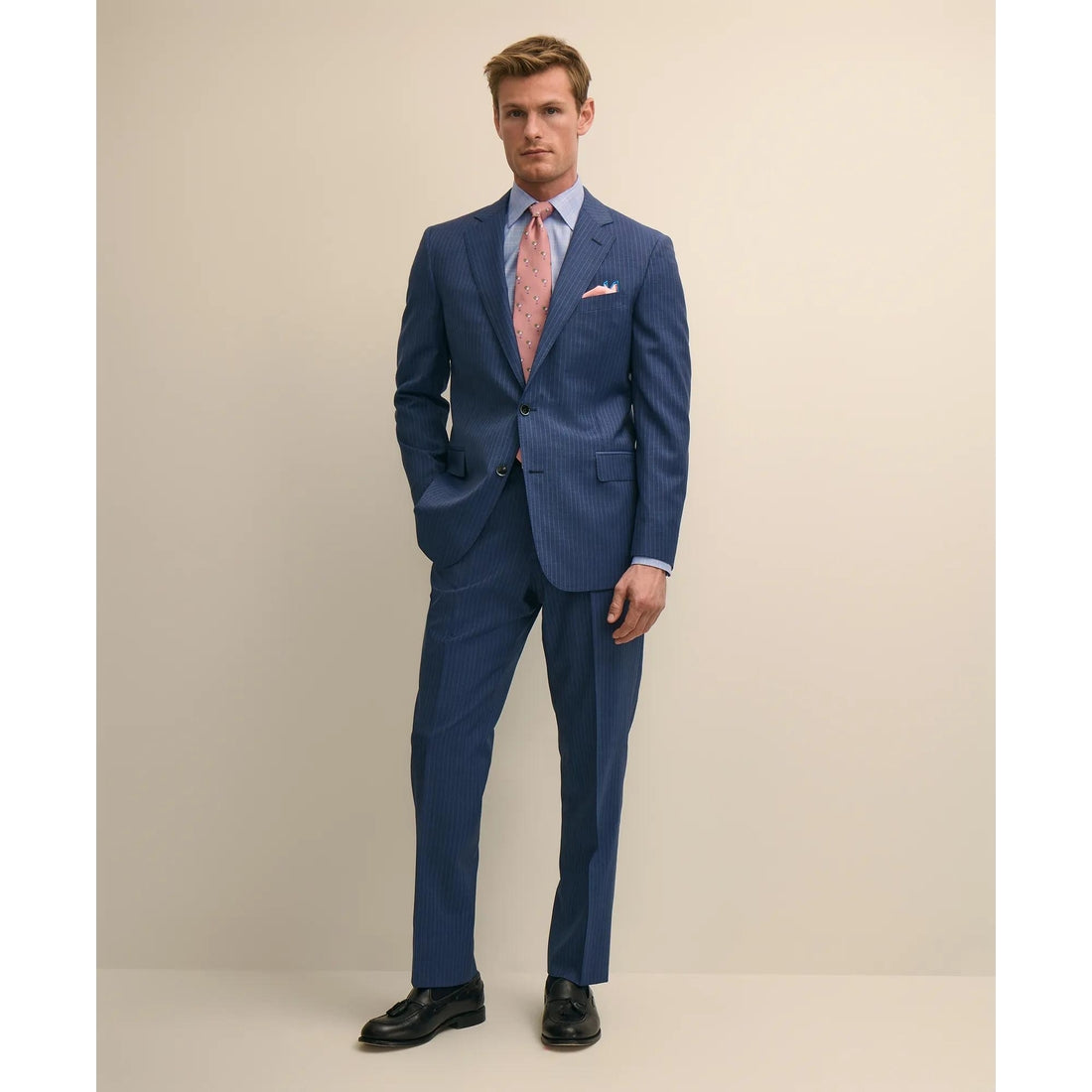 Classic Fit Wool Stripe 1818 Suit