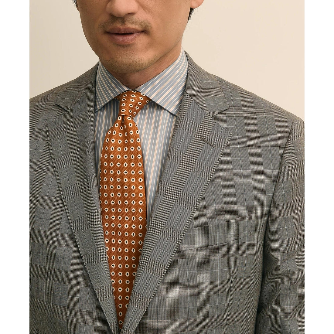 Classic Fit Wool Check 1818 Suit