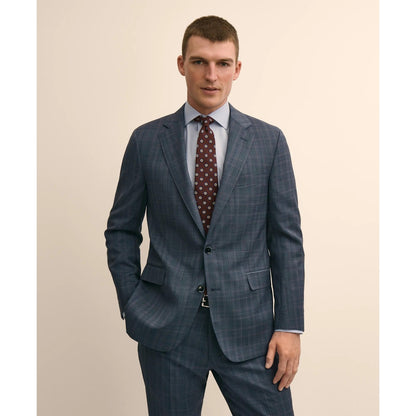 Classic Fit Wool Check 1818 Suit