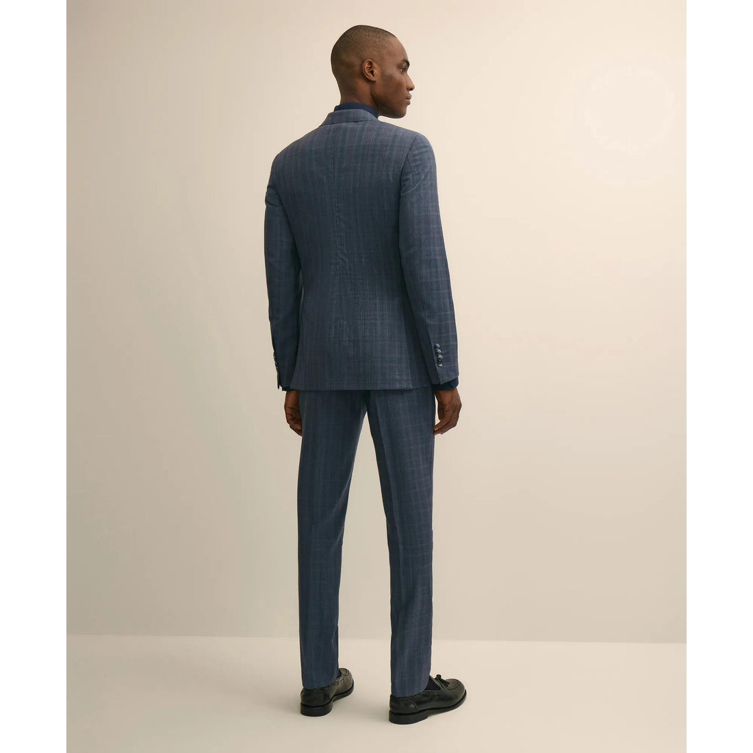 Slim Fit Wool Check 1818 Suit