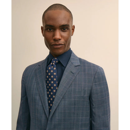 Slim Fit Wool Check 1818 Suit