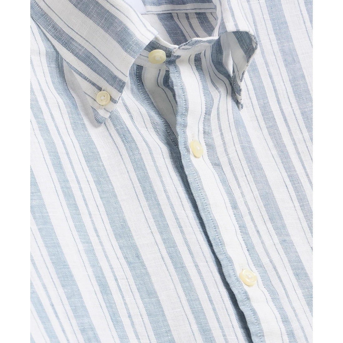Irish Linen Short-Sleeve Stripe Sport Shirt