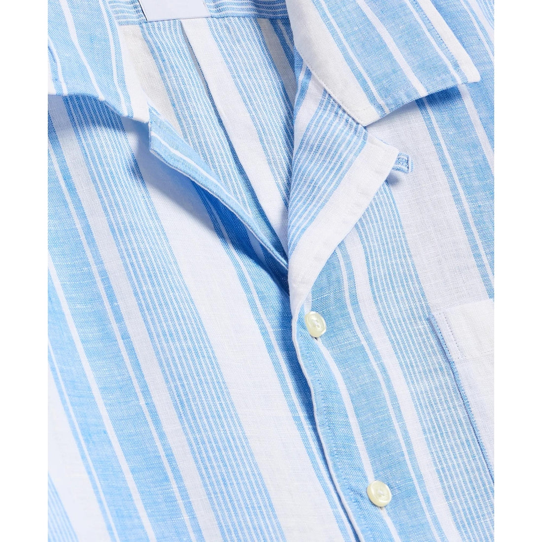 Irish Linen Short-Sleeve Camp Collar Sport Shirt