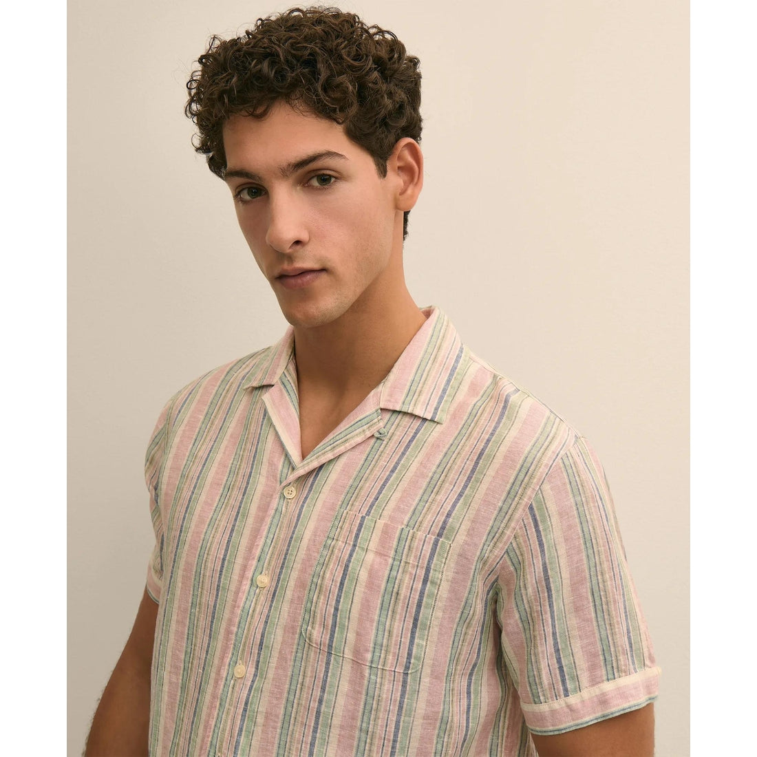 Irish Linen Short-Sleeve Sport Shirt
