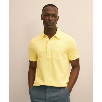 The Vintage Short-Sleeve Garment Dyed Polo Shirt