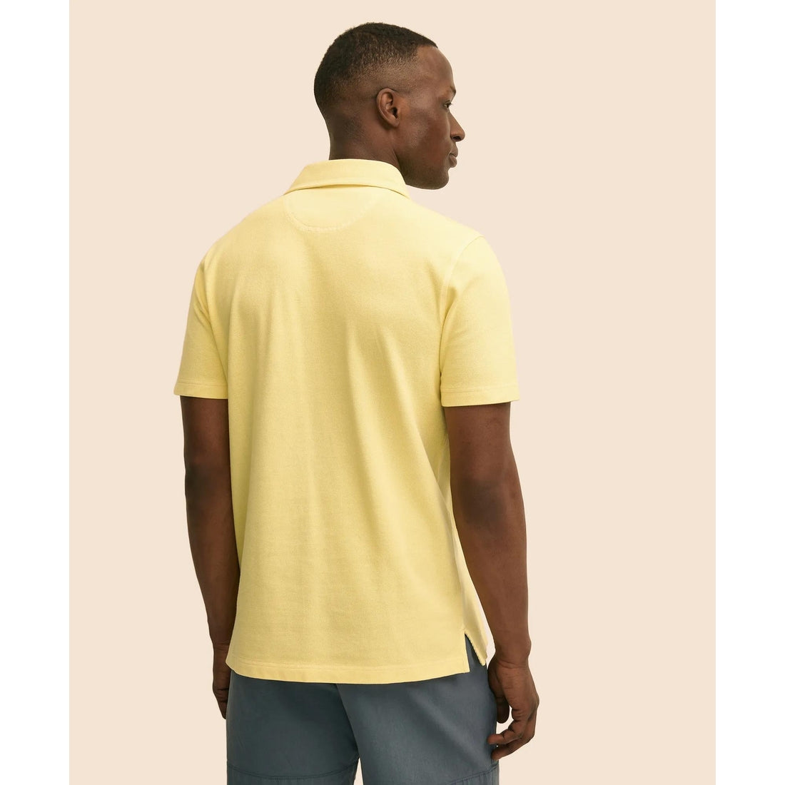 The Vintage Short-Sleeve Garment Dyed Polo Shirt