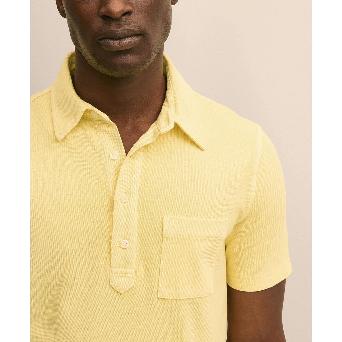 The Vintage Short-Sleeve Garment Dyed Polo Shirt
