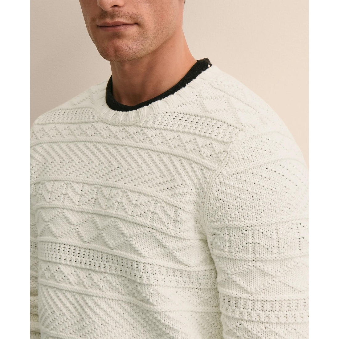 Supima Cotton Gansey Knit Sweater