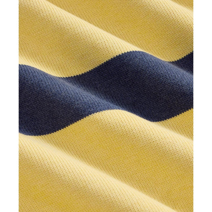 Supima Cotton Chest-Stripe Sweater