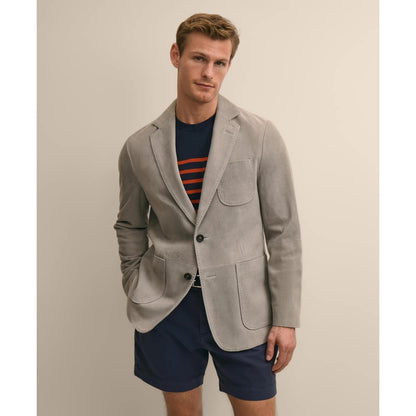 Perforated Suede Sport Coat