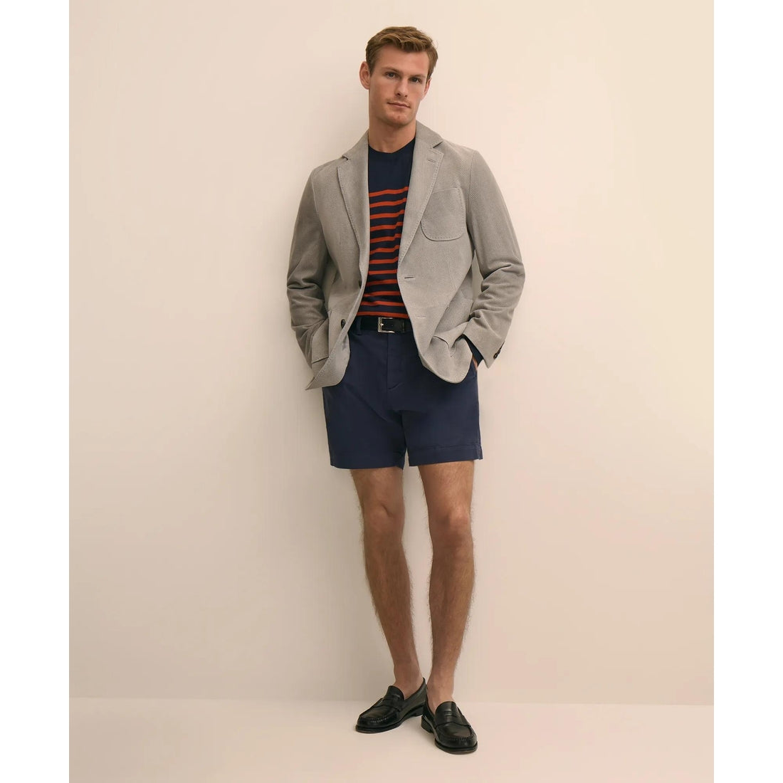 Perforated Suede Sport Coat