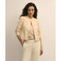 Linen-Cotton Blend Sequin Jacket