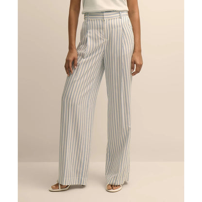 Viscose Striped Pants