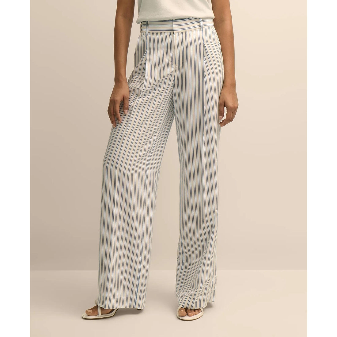 Viscose Striped Pants