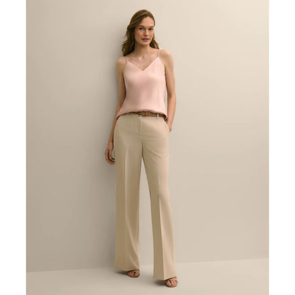 V-Neck Cami in Washable Silk Charmeuse