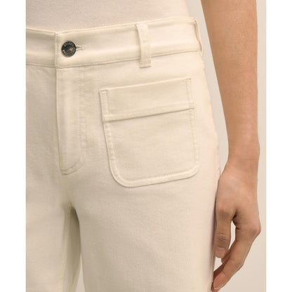 Patch-Pocket Flare Jeans