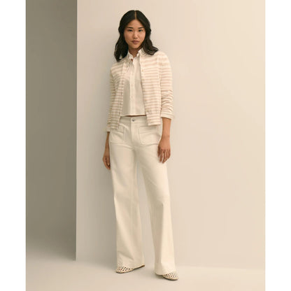Patch-Pocket Flare Jeans